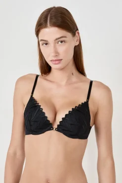 ETAM Sujetadores Sexy|Push Up|Sujetador N.2 - Push-up escotado NEGRO