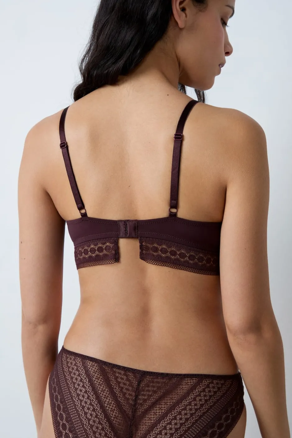 ETAM Lencería De Novia|Sujetadores De Encaje|Sujetador push-up CHOCOLATE