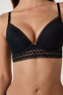 ETAM Sujetadores De Encaje|Push Up|Sujetador push-up NEGRO
