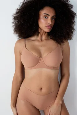 ETAM Sujetadores Talla Grande: Copas D-G|Sujetadores Invisibles|Sujetador reductor sin relleno BLUSH