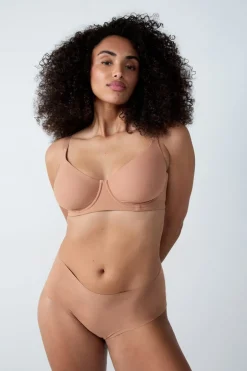 ETAM Sujetadores Talla Grande: Copas D-G|Sujetadores Invisibles|Sujetador reductor sin relleno BLUSH