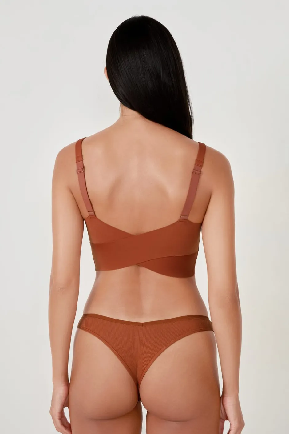 ETAM Bralette|Sin Aro|Sujetador sin aros 24h MARRÓN