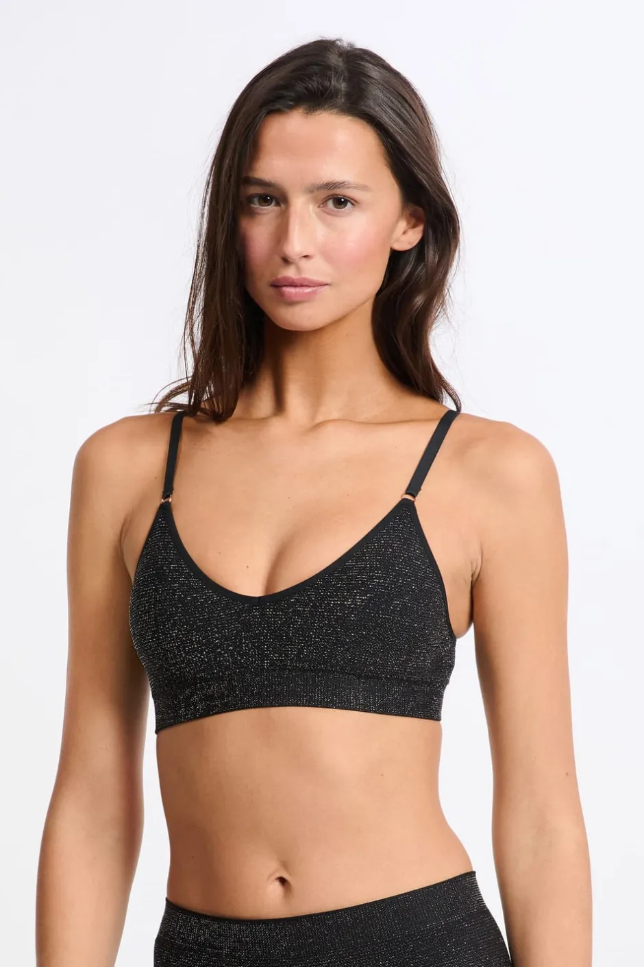 ETAM Bralette|Sin Aro|Sujetador sin costuras PLATEADO