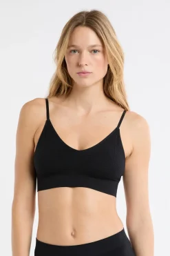 ETAM Bralette|Sin Aro|Sujetador sin costuras NEGRO