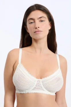 ETAM Lencería De Novia|Balconette|Sujetador sin relleno efecto minimizador talla 1 CRUDO
