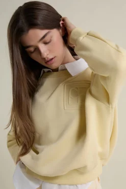 ETAM Cuello Redondo|Sudaderas|Sweatshirt manches longues VANILLE
