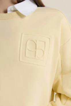 ETAM Cuello Redondo|Sudaderas|Sweatshirt manches longues VANILLE
