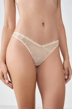 ETAM Tanga Brasileño|Tanga bordado ORO