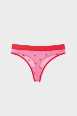 ETAM Novedades Braguitas|3X2 En Braguitas|Tanga con bordado x Lemonade Dolls ROSE