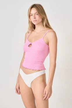 ETAM Tanga Brasileño|Braguitas Party|Tanga de algodón sin costuras BLANCO