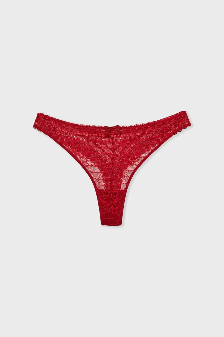 ETAM Braguitas Encaje|Tanga Brasileño|Tanga de encaje CARDINAL
