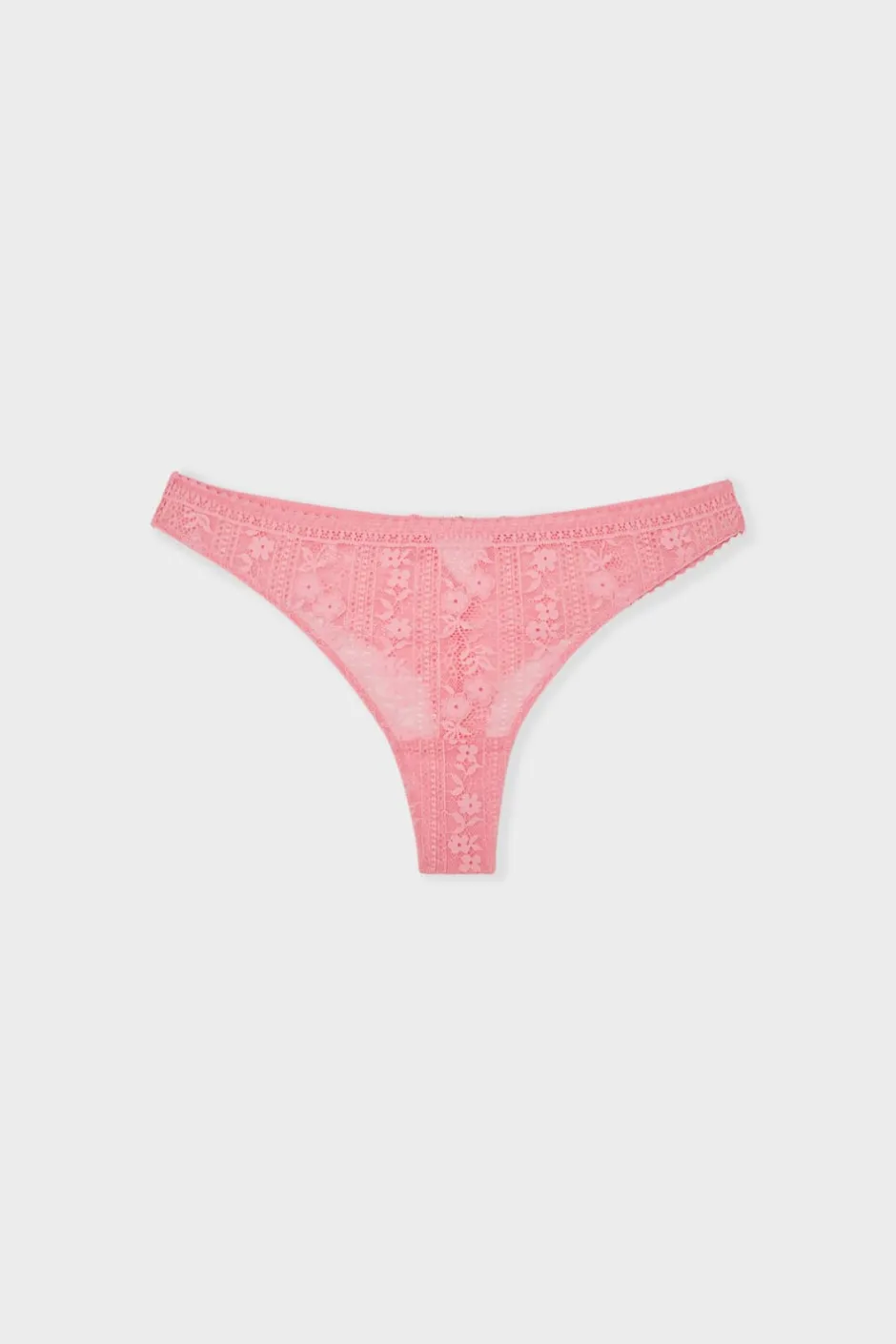 ETAM Tanga Brasileño|Braguitas Encaje|Tanga de encaje ROSA