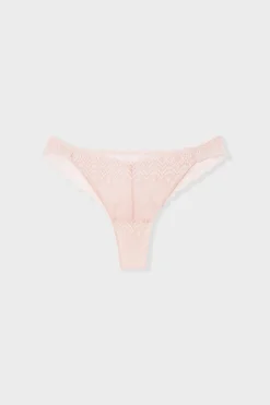 ETAM Tanga Brasileño|Novedades Braguitas|Tanga de encaje BLUSH