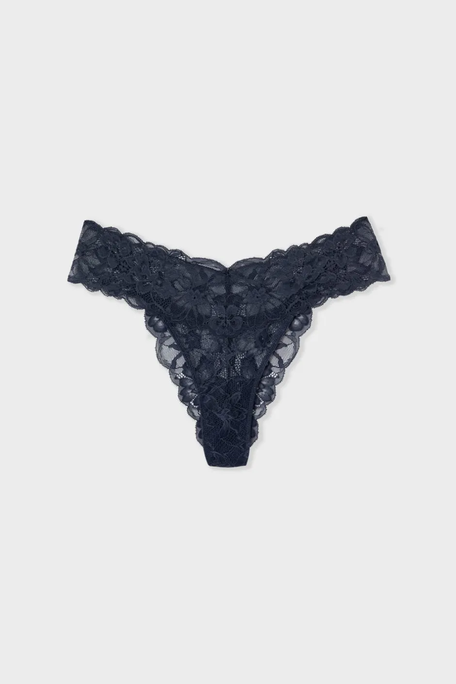ETAM Braguitas Encaje|Tanga Brasileño|Tanga de encaje TINTA