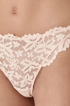 ETAM Braguitas Novias|Braguitas Encaje|Tanga de encaje BLUSH