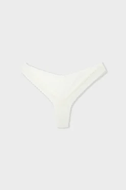 ETAM Braguitas Encaje|Tanga Brasileño|Tanga de encaje crudo