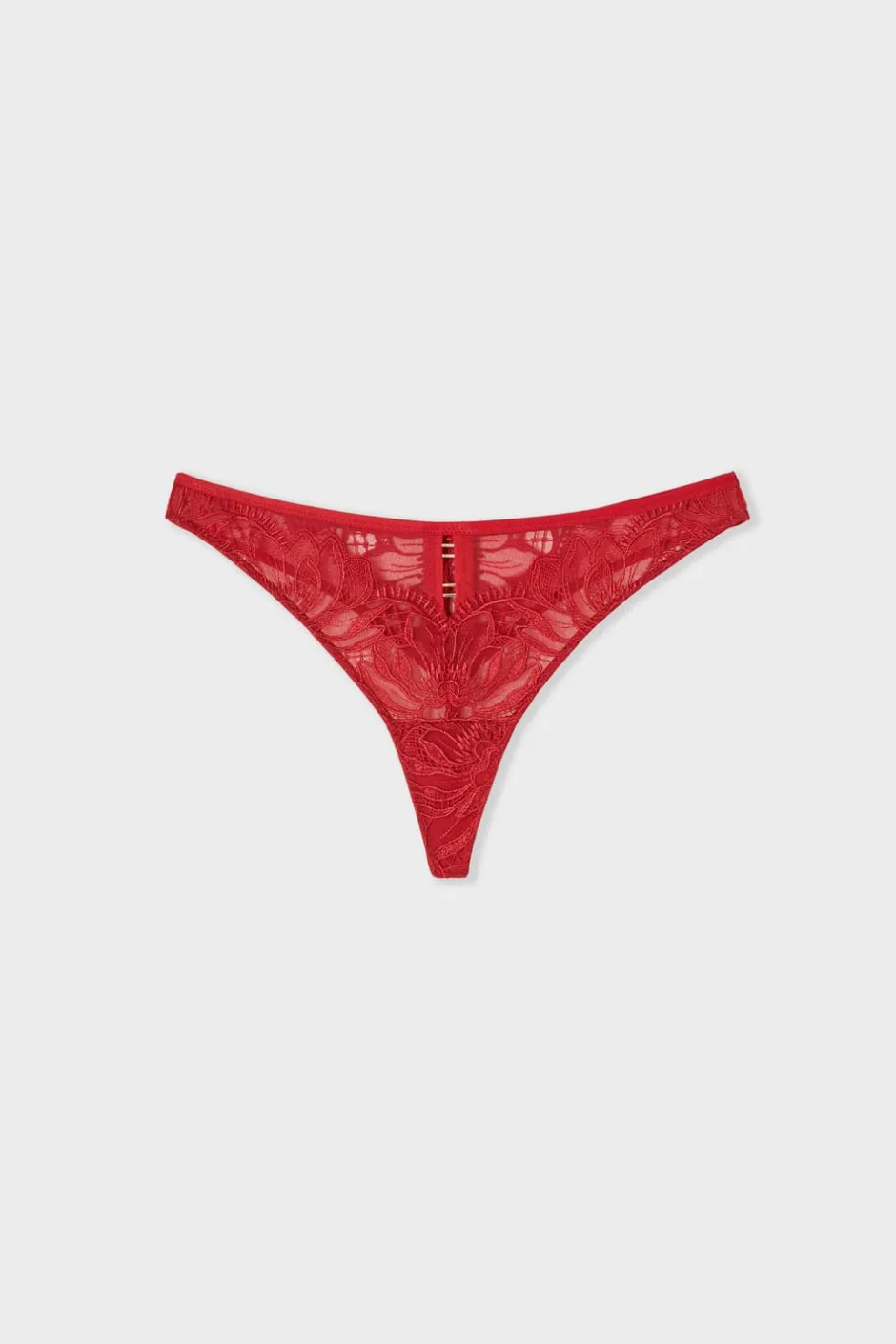 ETAM Braguitas Encaje|Tanga|Tanga de encaje ROJO