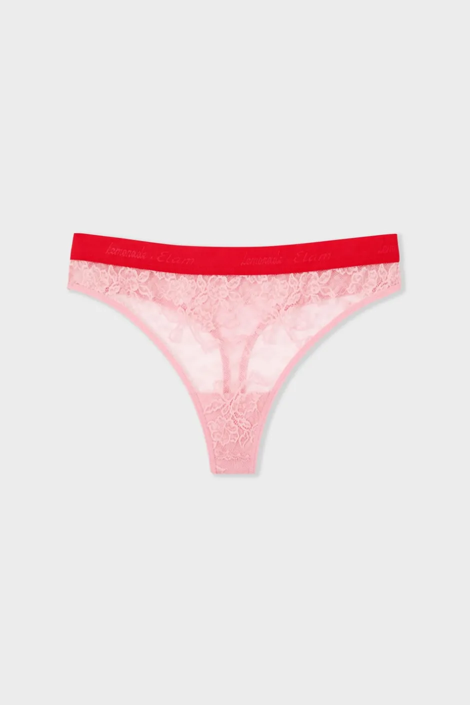 ETAM Braguitas Encaje|Novedades Braguitas|Tanga de encaje x Lemonade Dolls ROSE POUDRE