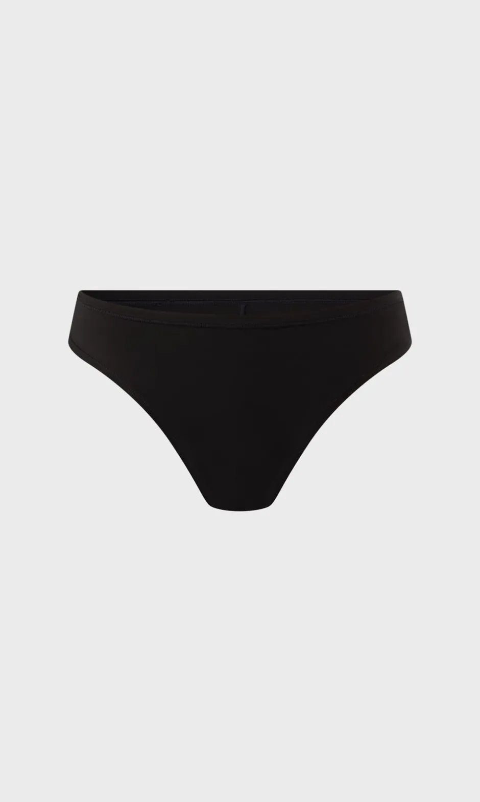 ETAM Braguitas Invisibles|Tanga Brasileño|Tanga de microfibra NEGRO