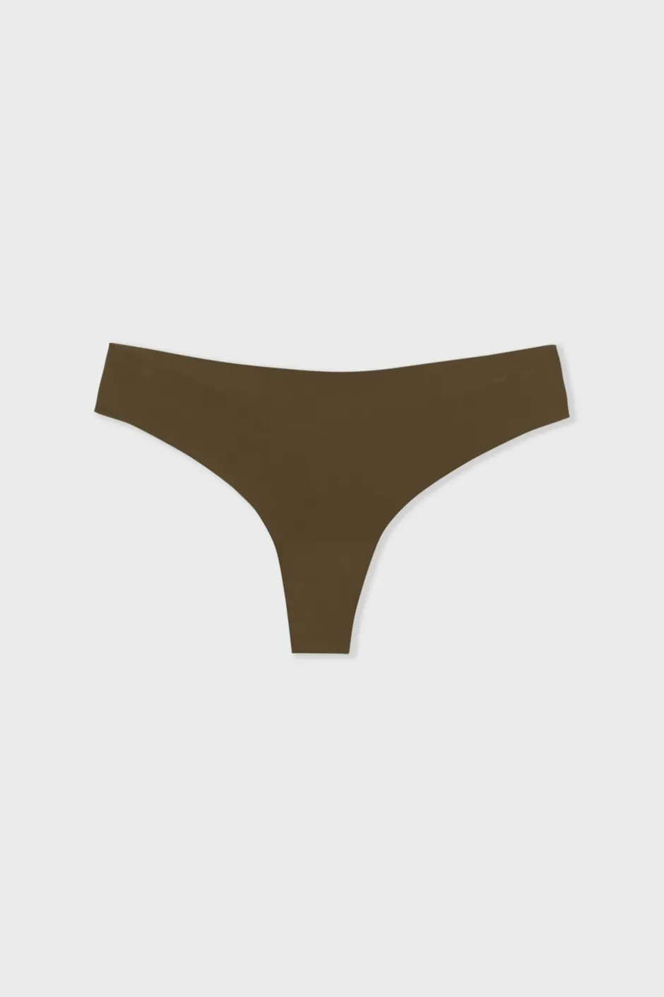 ETAM Braguitas Invisibles|Tanga|Tanga de microfibra VERDE