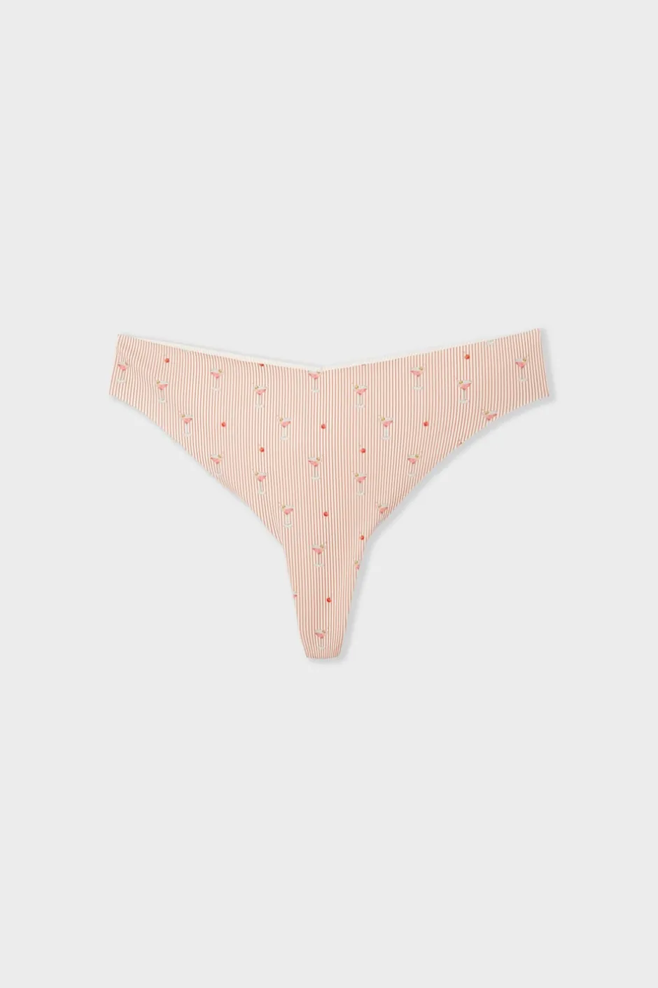 ETAM Tanga Brasileño|Braguitas Party|Tanga de microfibra sin costuras con motivos BLUSH