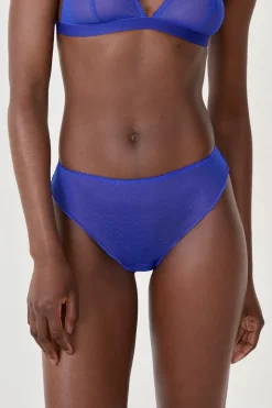 ETAM Tanga Brasileño|Tanga de tul ÍNDIGO