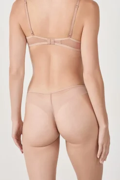 ETAM Braguitas Invisibles|Tanga|Tanga de tul BLUSH