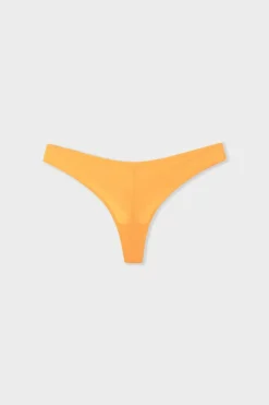ETAM Braguitas Invisibles|Tanga|Tanga de tul AMARILLO SOL