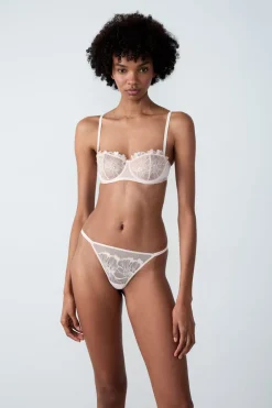 ETAM Tanga|Tanga de tul bordado PERLA