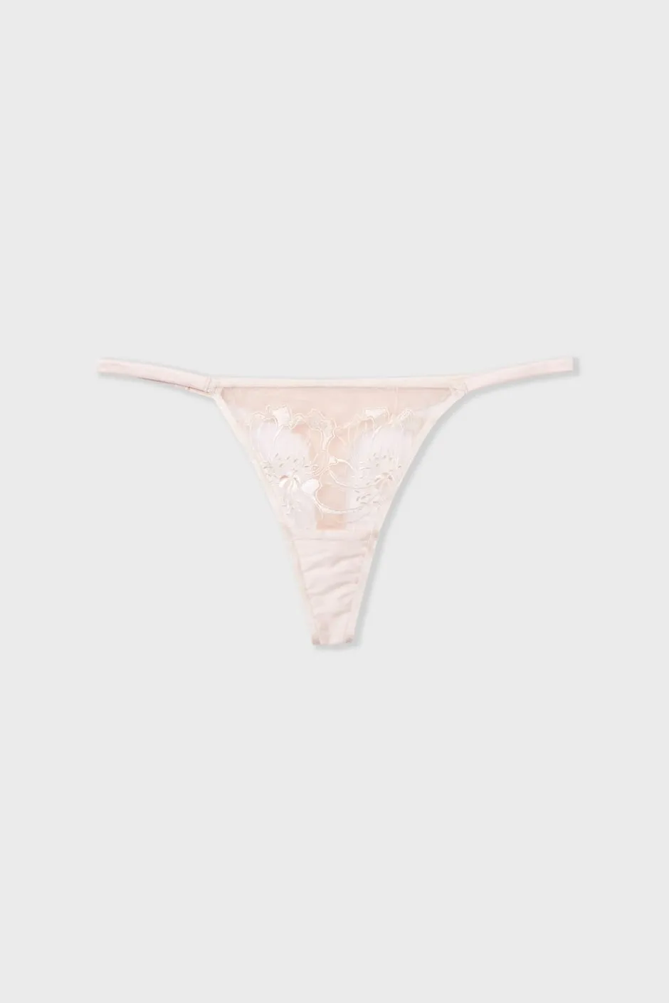 ETAM Tanga|Tanga de tul bordado PERLA