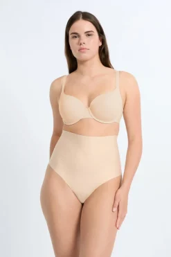 ETAM Braguitas Moldeadoras|Braguitas Invisibles|Tanga moldeador - fuerte sujeción BEIGE