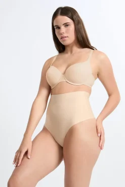 ETAM Braguitas Moldeadoras|Braguitas Invisibles|Tanga moldeador - fuerte sujeción BEIGE
