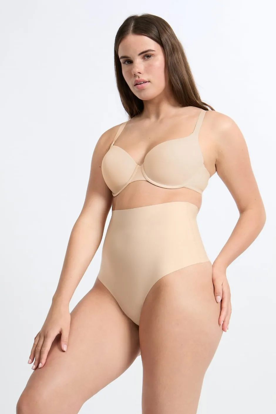 ETAM Braguitas Moldeadoras|Braguitas Invisibles|Tanga moldeador - fuerte sujeción BEIGE