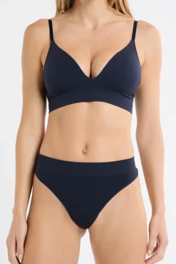 ETAM Tanga|Tanga sin costuras MARINO