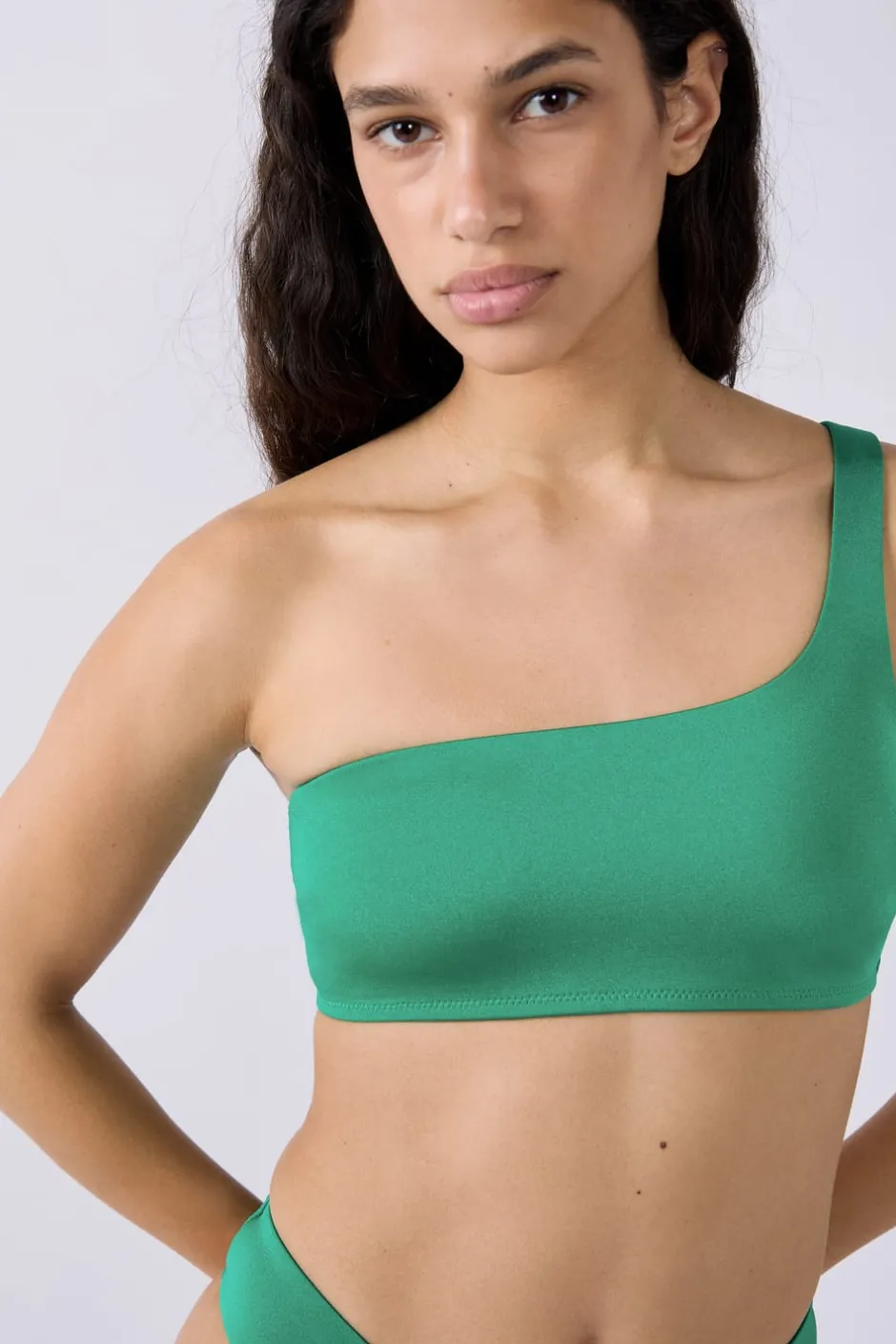 ETAM Tops Brassiere|Top bikini asimétrico VERDE