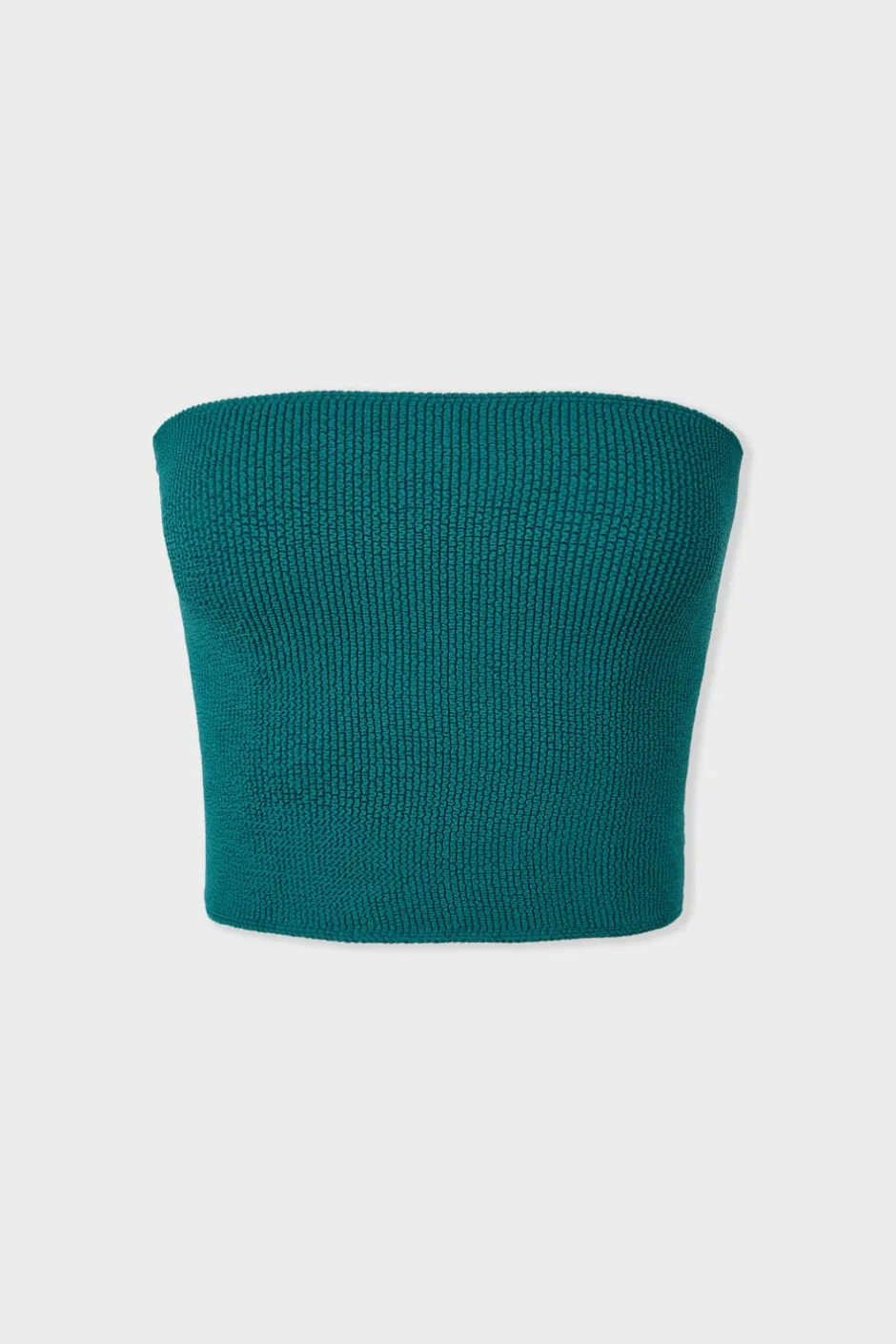 ETAM Bandeau|Top bikini triangular VERDE