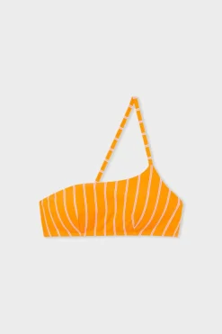 ETAM Tops Brassiere|Top de bikini asimétrico IMP FD NARANJA