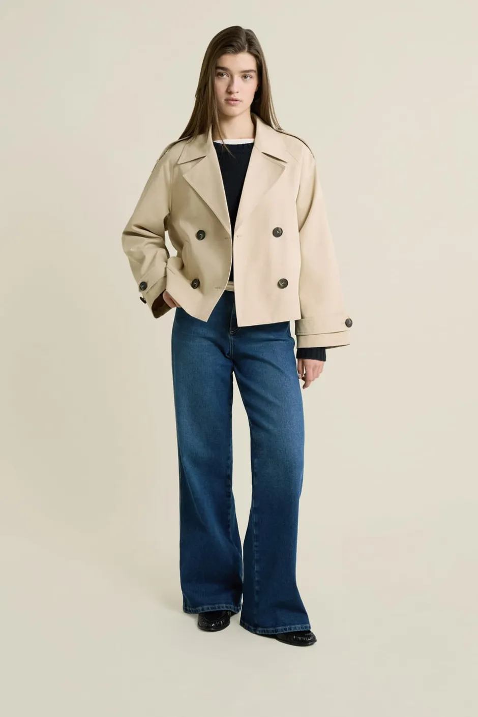 ETAM Abrigos Cortos|Gabardinas|Trench court BEIGE