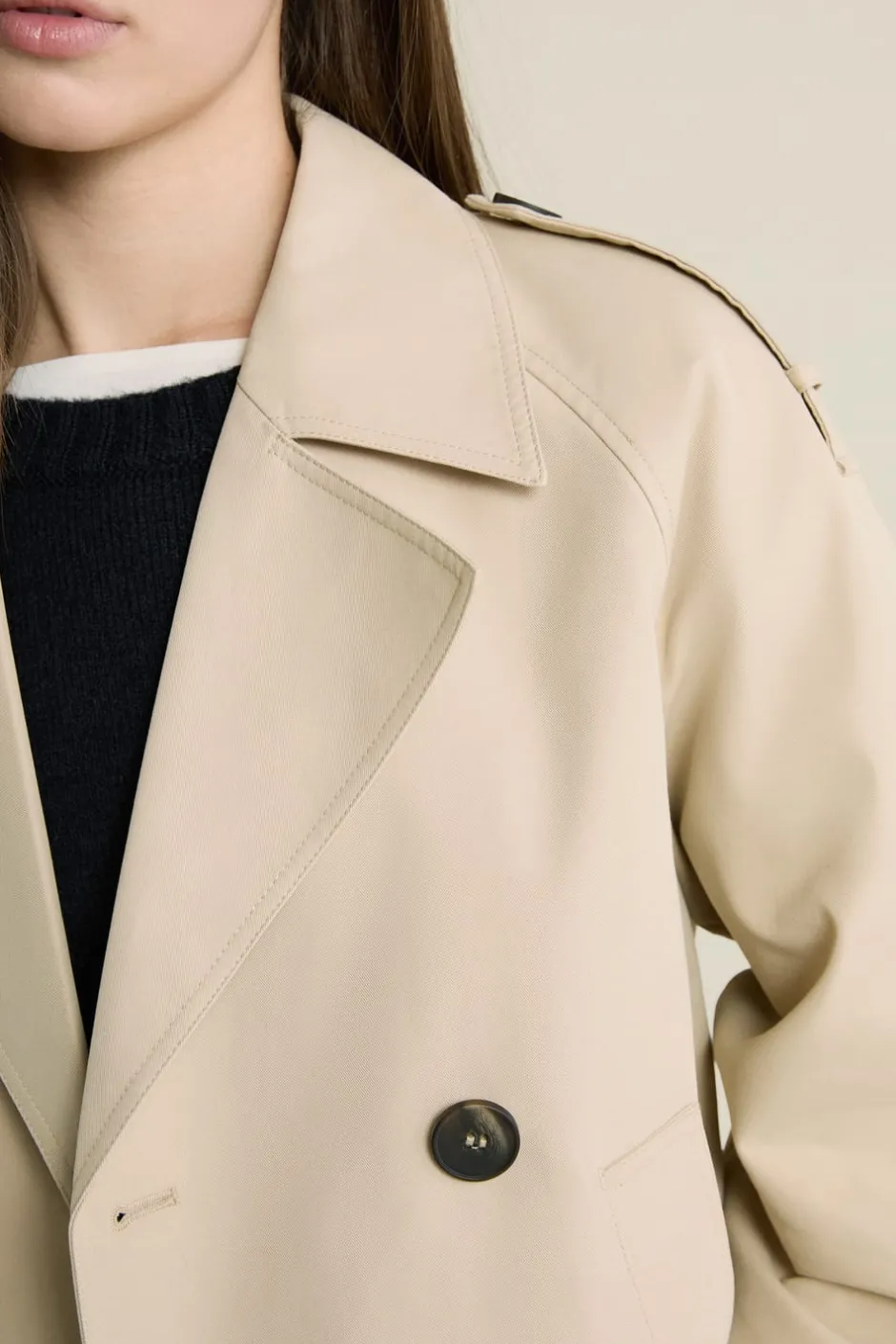 ETAM Abrigos Cortos|Gabardinas|Trench court BEIGE