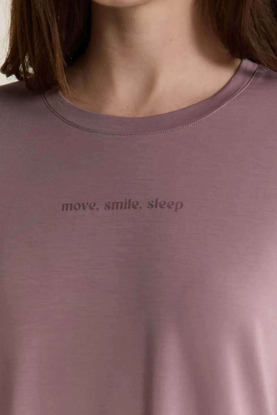 ETAM Partes De Arriba De Pijama|Los Pijamas Más Responsables|T-shirt de pyjama manches courtes TAUPE