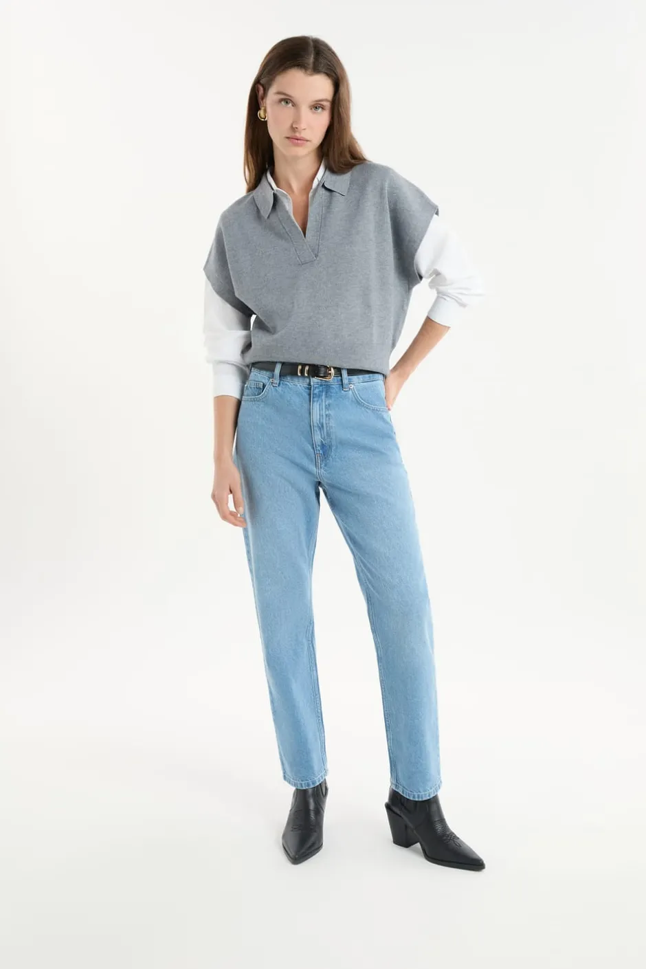 ETAM Corte Recto|Jeans|Vaqueros de corte recto AZUL REAL