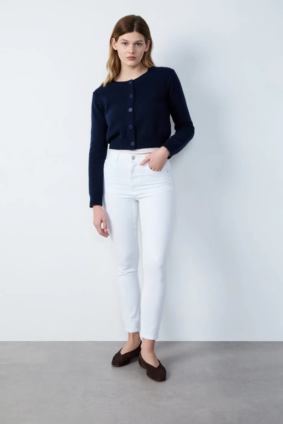 ETAM Skinny Jeans|Vaqueros pitillo BLANCO