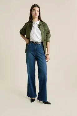 ETAM Corte Ancho|Jeans|Vaqueros rectos de algodón AZUL NOCHE