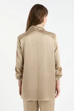 ETAM Chaquetas|Veste manches longues en crêpe SABLE