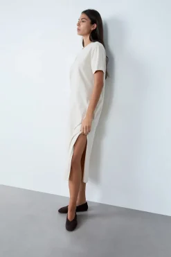 ETAM Vestidos Lisos|Vestidos|Vestido largo CRUDO