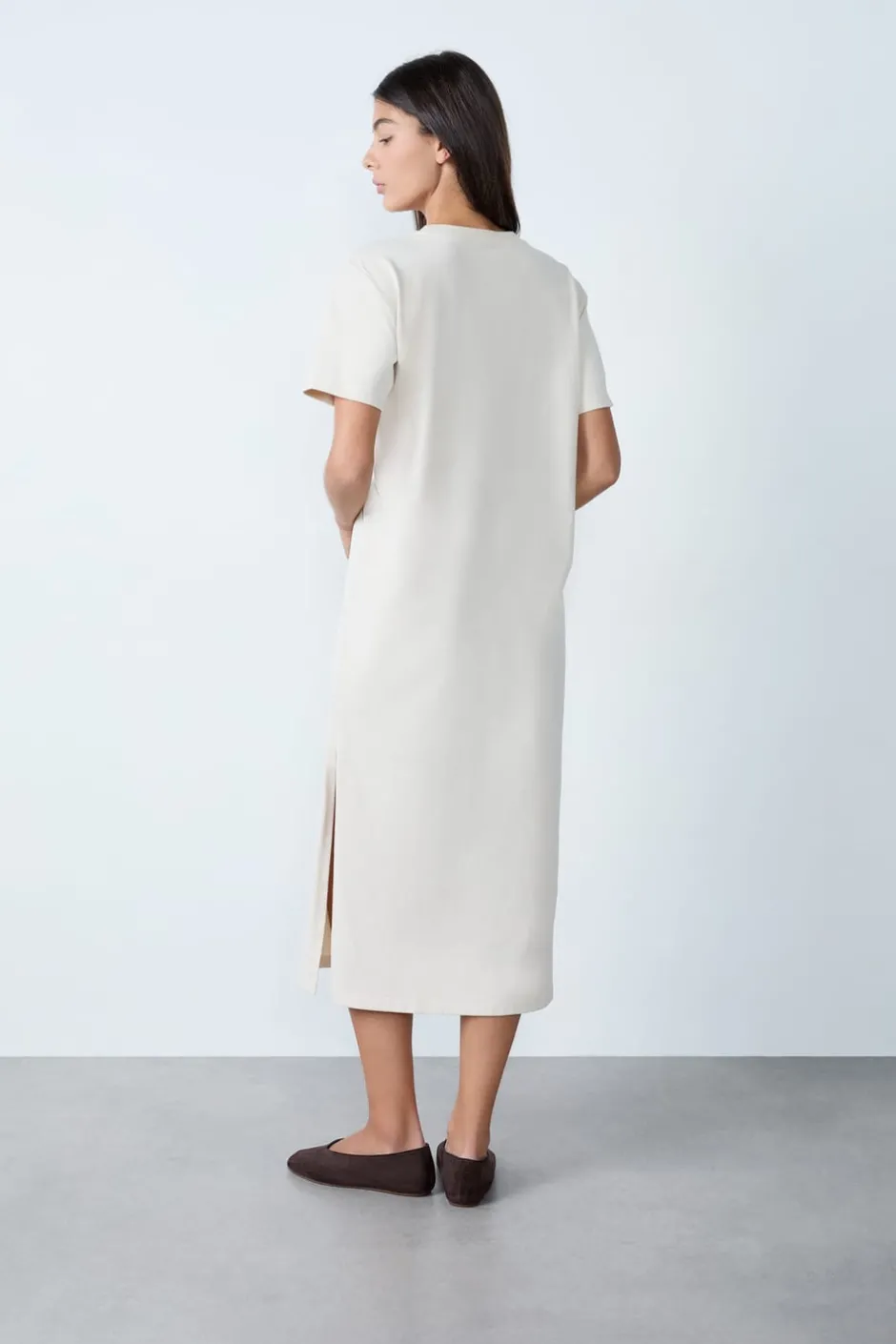 ETAM Vestidos Lisos|Vestidos|Vestido largo CRUDO