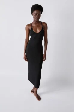ETAM Túnicas Y Vestidos De Playa|Vestidos De Playa|Vestido largo de playa brillante PLATA