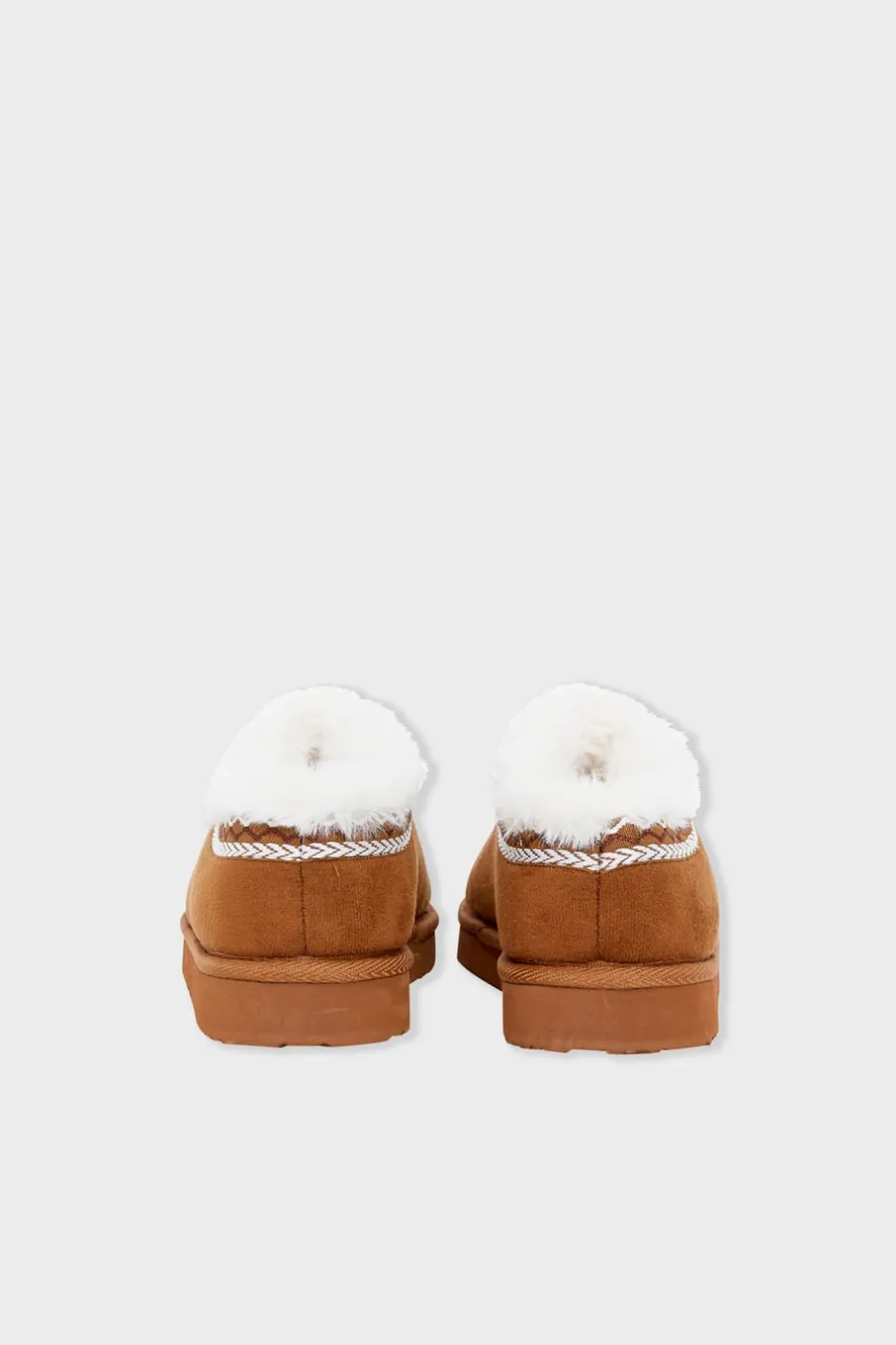 ETAM Zapatillas|Homewear|Zapatillas destalonadas con efecto terciopelo ARENA