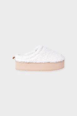 ETAM Zapatillas|Zapatillas destalonadas de tejido ultrasuave CRUDO