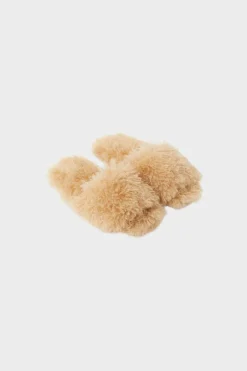 ETAM Zapatillas|Zapatillas tipo chanclas de tejido ultrasuave BEIGE